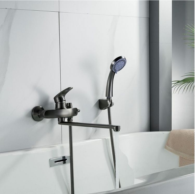 Смеситель для ванны Shevanik S5072T универсальный цвет Оружейная сталь Смеситель для ванны Shevanik S5072T универсальный цвет Оружейная сталь