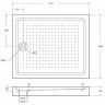 Акриловый поддон для душа BelBagno Tray 120x100 TRAY-BB-AH-120/100-15-W Белый