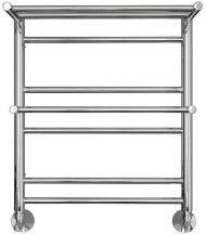 Водяной полотенцесушитель Aquatek Альфа П7 500x600 AQ RRP0760CH с полкой Хром