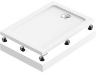 Акриловый поддон для душа Bas Олимпик 100х80 ПН00053 Белый