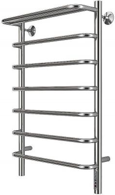 Электрический полотенцесушитель Larusso Стандарт П7 500х800 4670078536426 с полкой Хром