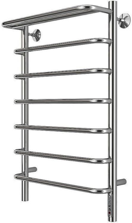 Электрический полотенцесушитель Larusso Стандарт П7 500х800 4670078536426 с полкой Хром Электрический полотенцесушитель Larusso Стандарт П7 500х800 4670078536426 с полкой Хром