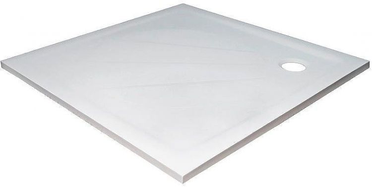 Душевой поддон из искусственного камня Ravak Perseus Pro 100x100 XA03AA01010WM Белый матовый