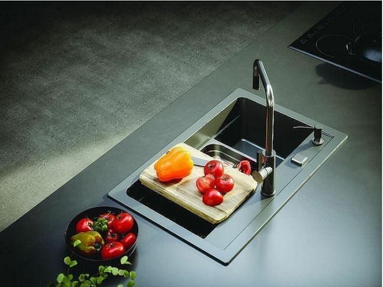 Кухонная мойка Alveus Granital Atrox 50 Concrete G81 790x500 1132001 Бетон