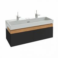 Тумба для раковины Terrace, 120 см, цвет чёрный лак [EB1188-274]