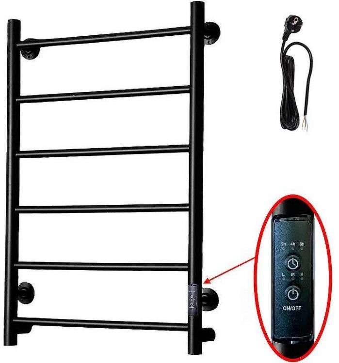 Электрический полотенцесушитель Тругор Аспект ПЭК 1 СП 80x50 Черный