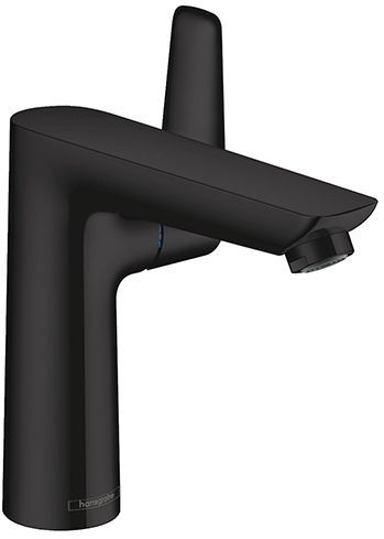 Hansgrohe Talis E Смеситель для раковины 150, на 1 отв, с донным клапаном, излив 141мм, цвет: черный матовый