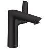 Hansgrohe Talis E Смеситель для раковины 150, на 1 отв, с донным клапаном, излив 141мм, цвет: черный матовый