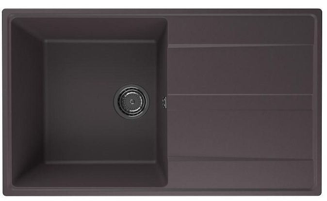 Кухонная мойка Ulgran Quartz Prima 850-06 Трюфель