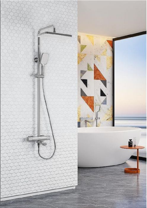 Душевая система Raglo R01.26 с термостатом Хром