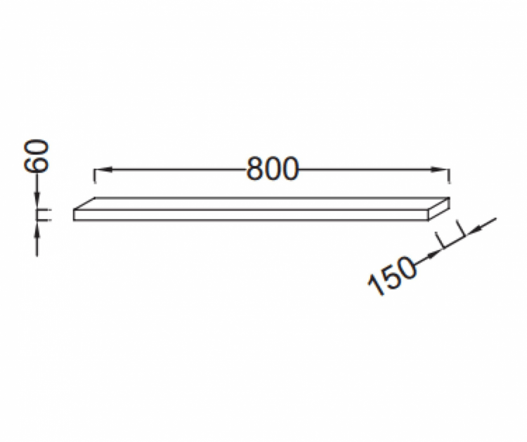 Полка Jacob Delafon Parallel EB501-E10 Полка Jacob Delafon Parallel EB501-E10