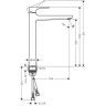 Hansgrohe Metropol Classic Смеситель для раковины, однорычажный, на 1 отв., высокий: 33,6см., излив: 11.3см., цвет: хром