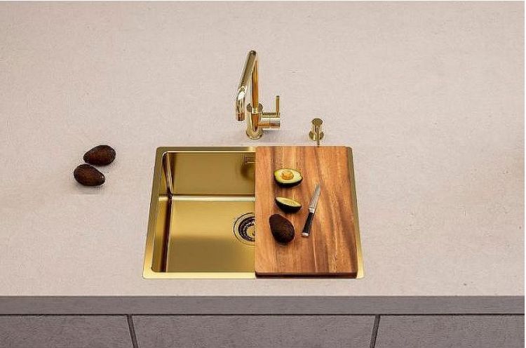 Кухонная мойка Alveus Kombino 50 Monarch Gold SAT-90 540x440x195 F/S 1120902 Золото