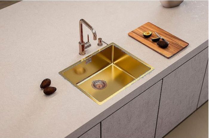 Кухонная мойка Alveus Kombino 50 Monarch Gold SAT-90 540x440x195 F/S 1120902 Золото