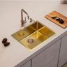 Кухонная мойка Alveus Kombino 50 Monarch Gold SAT-90 540x440x195 F/S 1120902 Золото