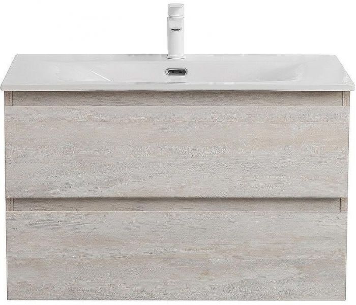 Тумба под раковину Cezares Molveno 90 MOLVENO-90-2C-SO-LB подвесная Legno Bianco