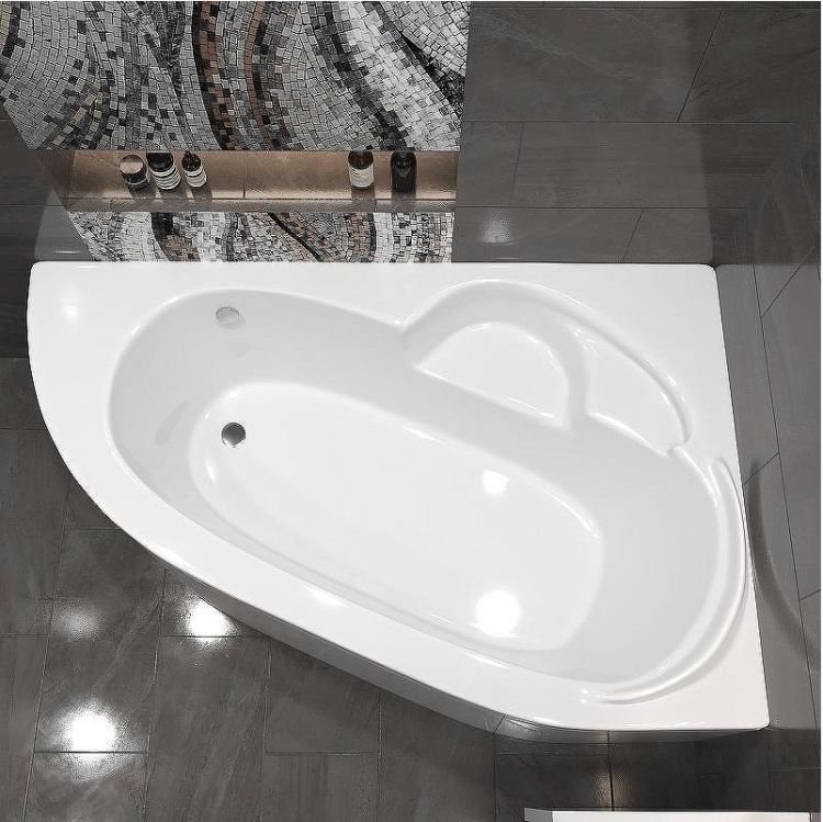 Акриловая ванна Corpa Nera Siena 170x110 L CN05006WHL без гидромассажа