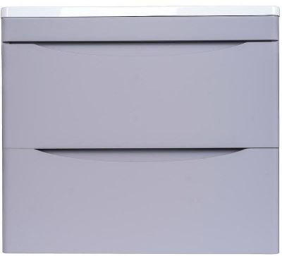 Тумба под раковину Style Line Бергамо 60 СС-00002317 подвесная Серая антискрейч