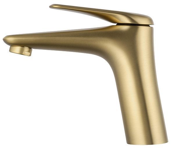 Смеситель для раковины Wonzon & Woghand WW-A41222-BG цвет Брашированное золото