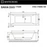 Акриловая ванна Whitecross Savia Duo 170x80 0103.170080.100.RELAX.BR с гидромассажем
