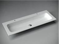 Раковина накладная CERAMICANOVA Grace прямоугольная, с 2 отверстиями под смеситель цвет белый CN7016