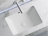 Умывальник CERAMICANOVA Element прямоугольный встраиваемый под столешницу, с крепежом и шаблоном для установки CN6045