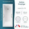 Чугунная ванна Delice Prestige 180х80 DLR230623R-AS с отверстиями под ручки с антискользящим покрытием