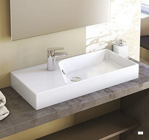 Раковина Jacob Delafon Rythmik EXP112-00, 80x37 см