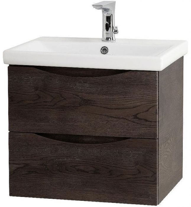 Тумба под раковину BelBagno Marino-Cer 60 MARINO-CER-600-2C-SO-RNG-P подвесная Rovere Nature Grigio