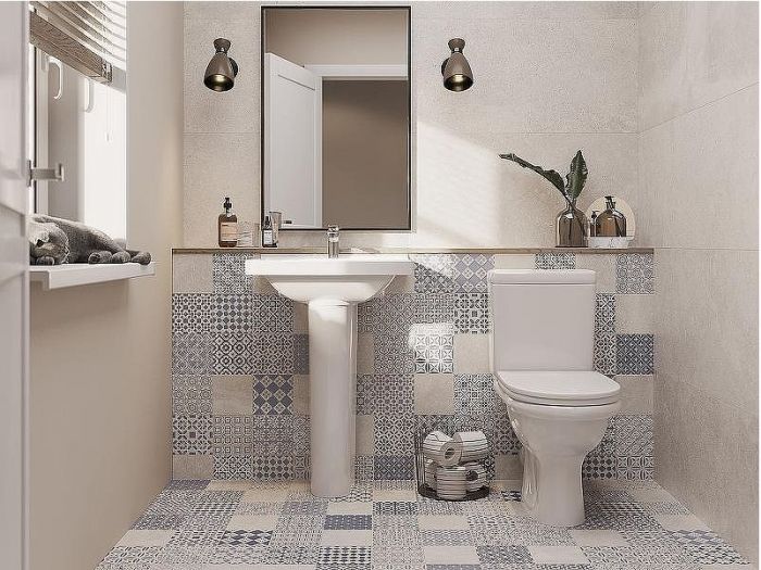 Унитаз компакт Santeri Визит 1.P405.3.S00.00B.F с бачком и сиденьем