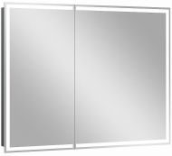 Зеркальный шкаф Континент Allure LED 100 МВК044 с подсветкой Белый