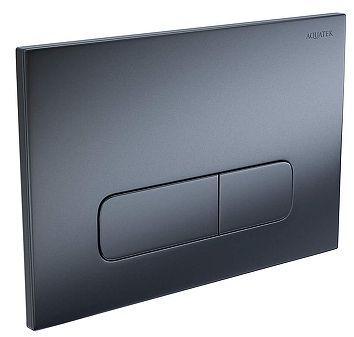 Клавиша смыва Aquatek PNS-0000009 цвет Оружейная сталь матовая