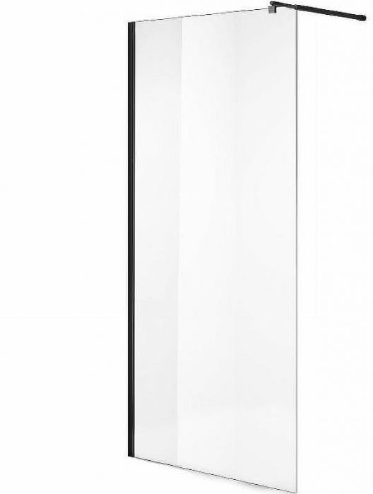 Душевая перегородка Niagara Nova 120 NG-683-12BLACK профиль Черный стекло прозрачное