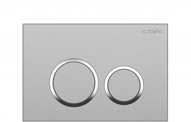 Клавиша смыва Esbano KRG-11GM ESINKRG11GM цвет Оружейная сталь