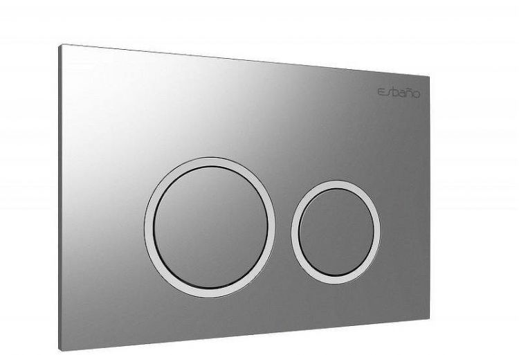 Клавиша смыва Esbano KRG-11GM ESINKRG11GM цвет Оружейная сталь