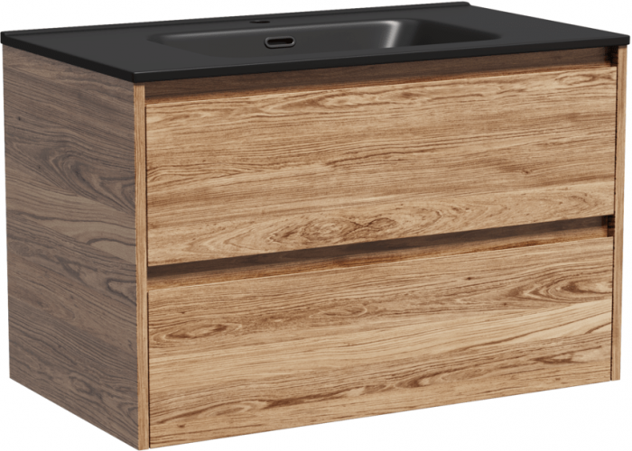 Тумба подвесная SANCOS под раковину Libra, дуб чарльстон 790х450х500 мм, LB80ECH