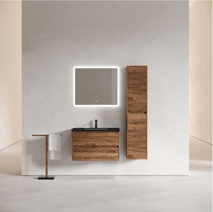 Тумба подвесная SANCOS под раковину Libra, дуб чарльстон 790х450х500 мм, LB80ECH