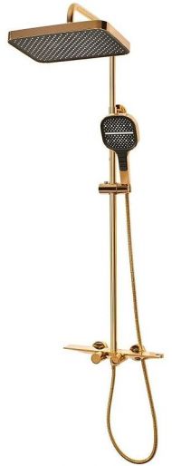 Душевая система Hansberge H5055GO с термостатом Золото