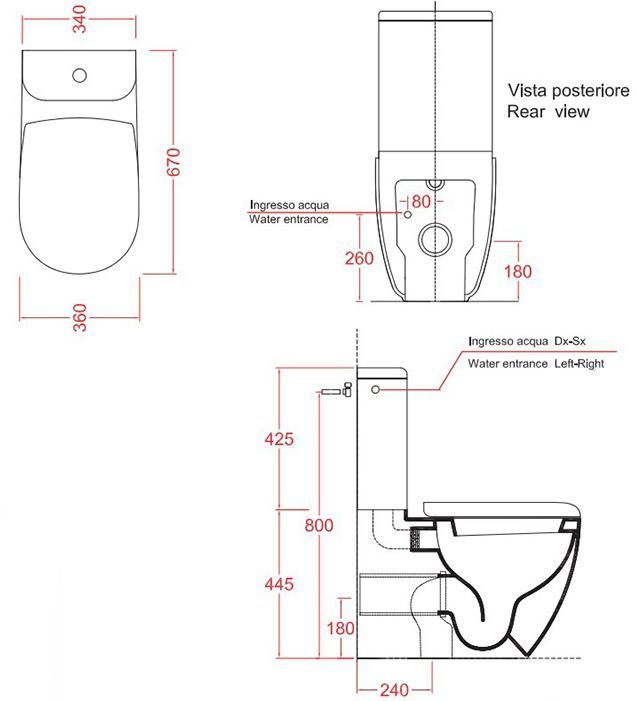 Механизм слива ARTCERAM FILE 2.0 FLV003 13 00 arancio cammeo