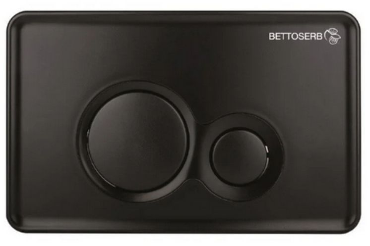 Инсталляция Bettoserb Sava Slim Superior SES40006459 для унитаза с клавишей смыва цвет Черный матовый