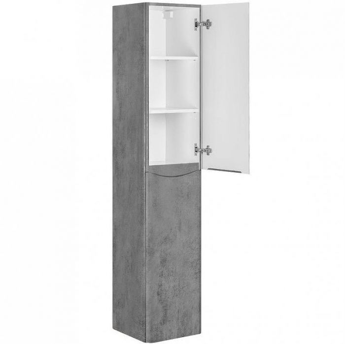 Шкаф пенал Vincea Paola 35 VSC-2P170BT-L подвесной Beton