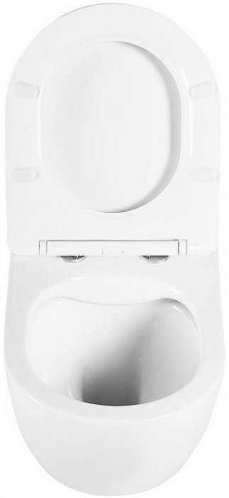 Комплект унитаза BelBagno Uno BB3105CHR/SC с инсталляцией Tece Now 9400414 с сиденьем Микролифт и Черной матовой клавишей смыва