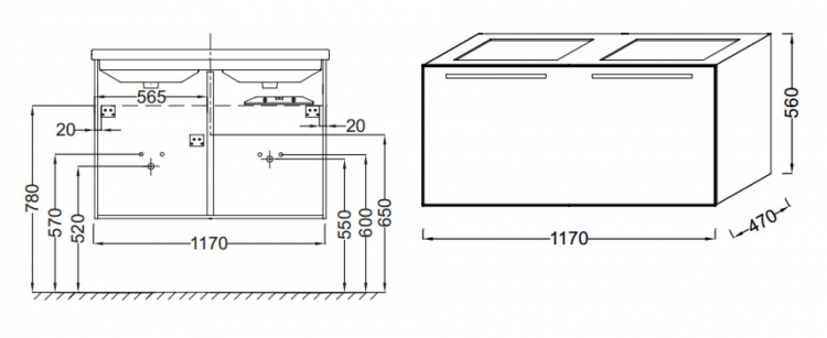 Тумба под раковину 115 см Jacob Delafon Struktura EB1287-E16 ореховое дерево Тумба под раковину 115 см Jacob Delafon Struktura EB1287-E16 ореховое дерево
