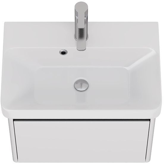 Тумба под раковину Dreja Luxury 55 99.2009 подвесная цвет Белый матовый