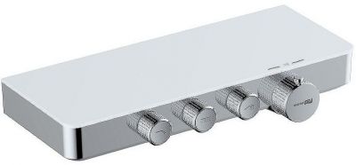 Смеситель для ванны WasserKRAFT Mindel 8599 Thermo с термостатом Хром Белый