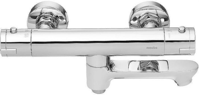 Смеситель для ванны Swedbe Mercury 9045 с термостатом Хром