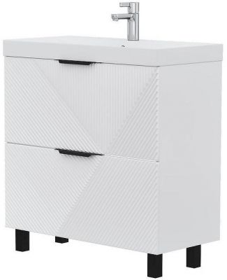 Тумба под раковину Volna Geometry 80 tnGEOMETRY80.2Y-01 цвет Белый