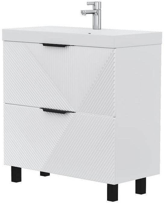 Тумба под раковину Volna Geometry 80 tnGEOMETRY80.2Y-01 цвет Белый