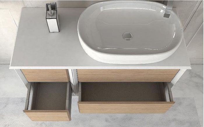 Тумба Cezares Bellagio 35 54719 подвесная Rovere tabacco