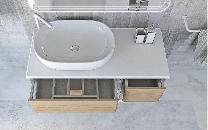 Тумба Cezares Bellagio 35 54719 подвесная Rovere tabacco